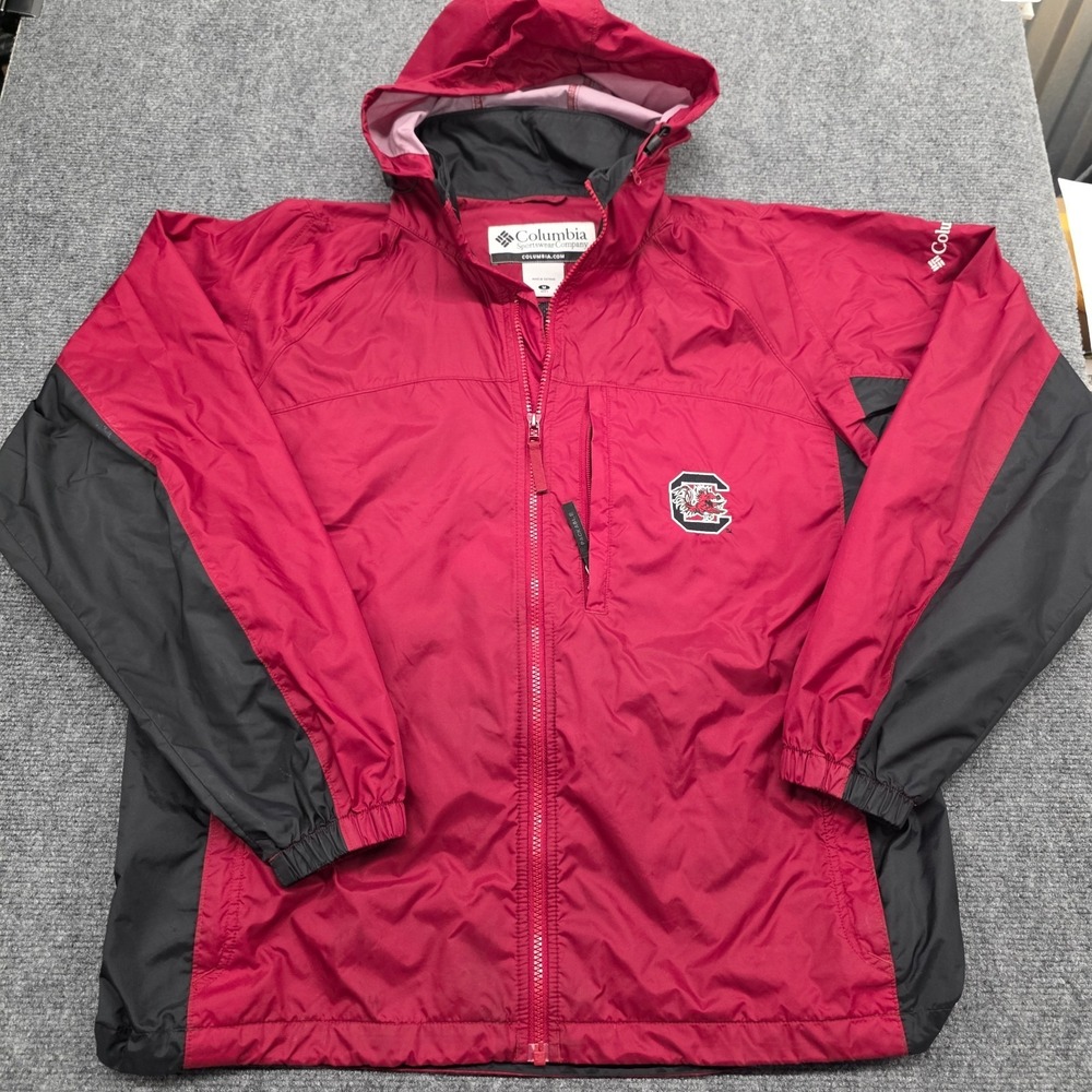 Columbia Packable South  Carolina Gamecocks Hooded Windbreaker  Jacket M